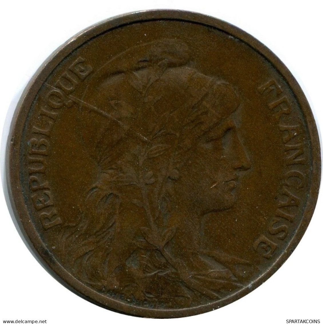 5 CENTIMES 1914 FRANCIA FRANCE Moneda #AM978.E.A - 5 Centimes