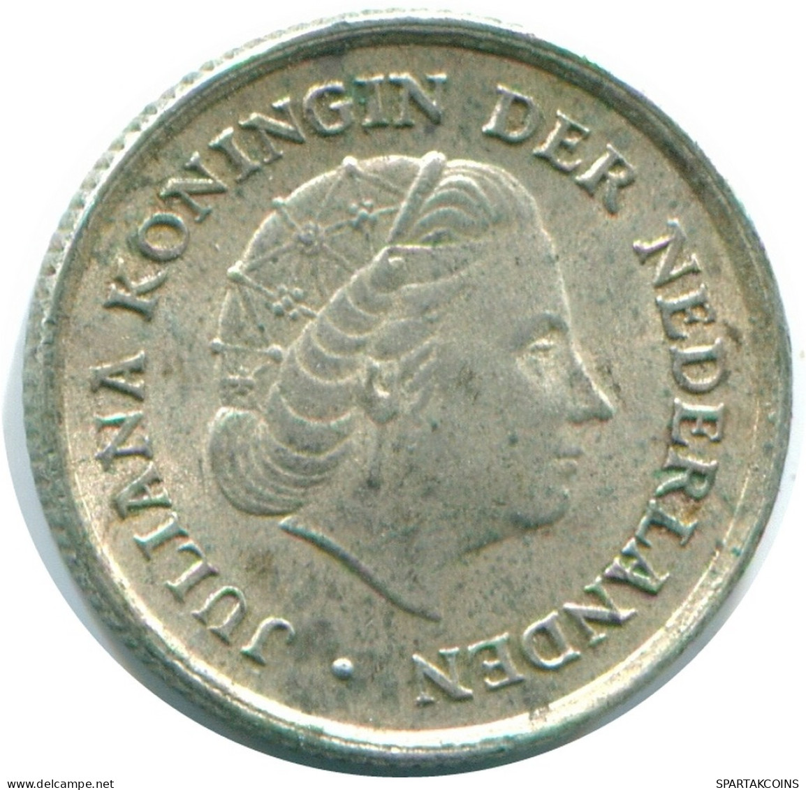 1/10 GULDEN 1962 ANTILLAS NEERLANDESAS PLATA Colonial Moneda #NL12412.3.E.A - Niederländische Antillen