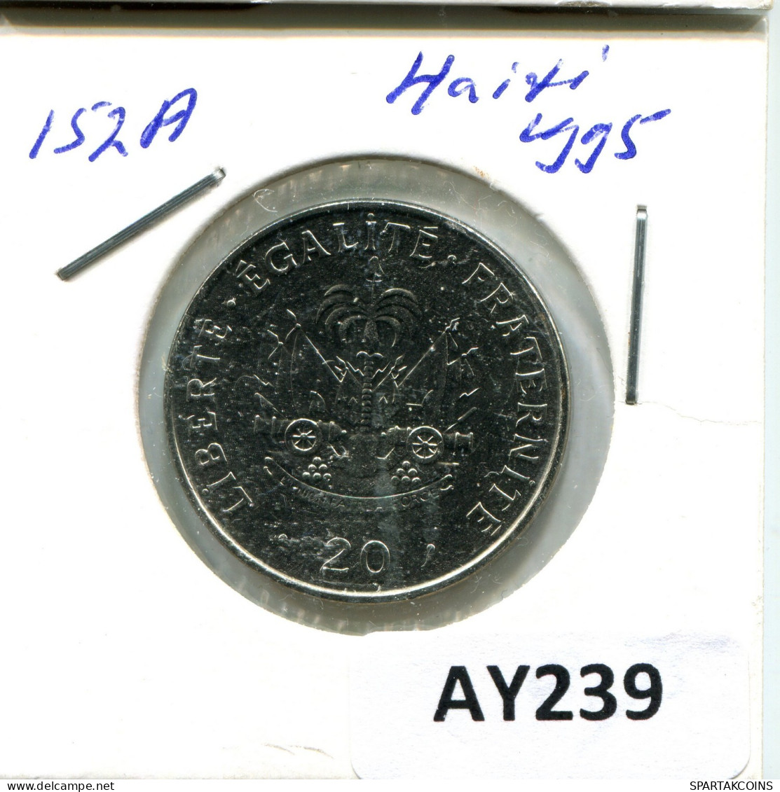 20 CENTIMES 1995 HAITÍ HAITI Moneda #AY239.2.E.A - Haití