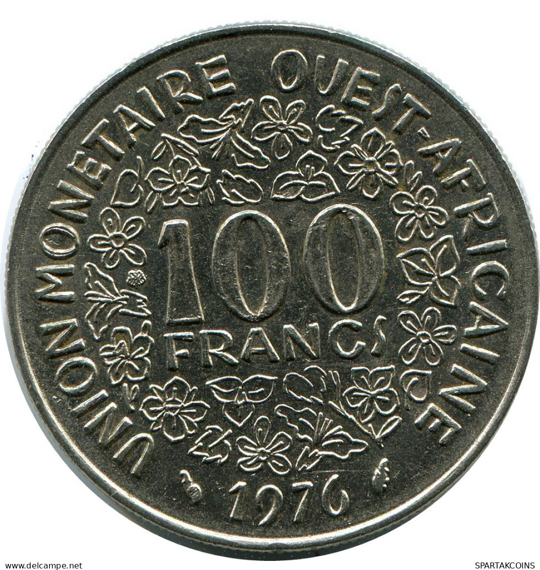 100 FRANCS 1976 WESTERN AFRICAN STATES Münze #AP961.D.A - Andere - Afrika