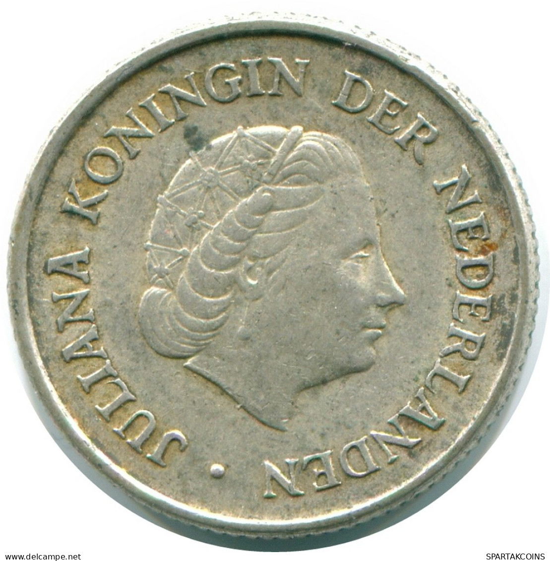 1/4 GULDEN 1970 ANTILLAS NEERLANDESAS PLATA Colonial Moneda #NL11710.4.E.A - Netherlands Antilles