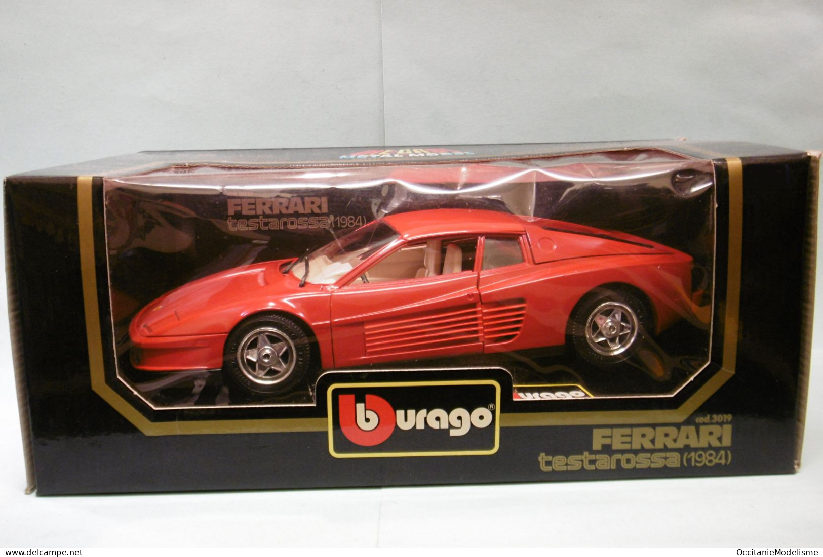 Bburago - Ferrari TESTAROSSA 1984 Rouge Burago Réf. 3019 BO 1/18 - Burago