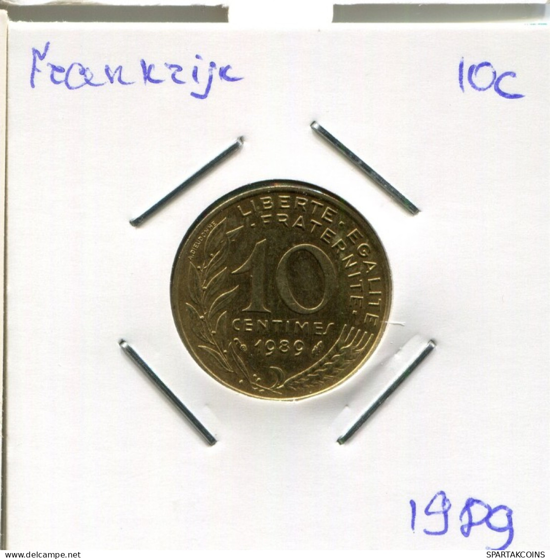 10 CENTIMES 1989 FRANKREICH FRANCE Französisch Münze #AM830.D.A - 10 Centimes
