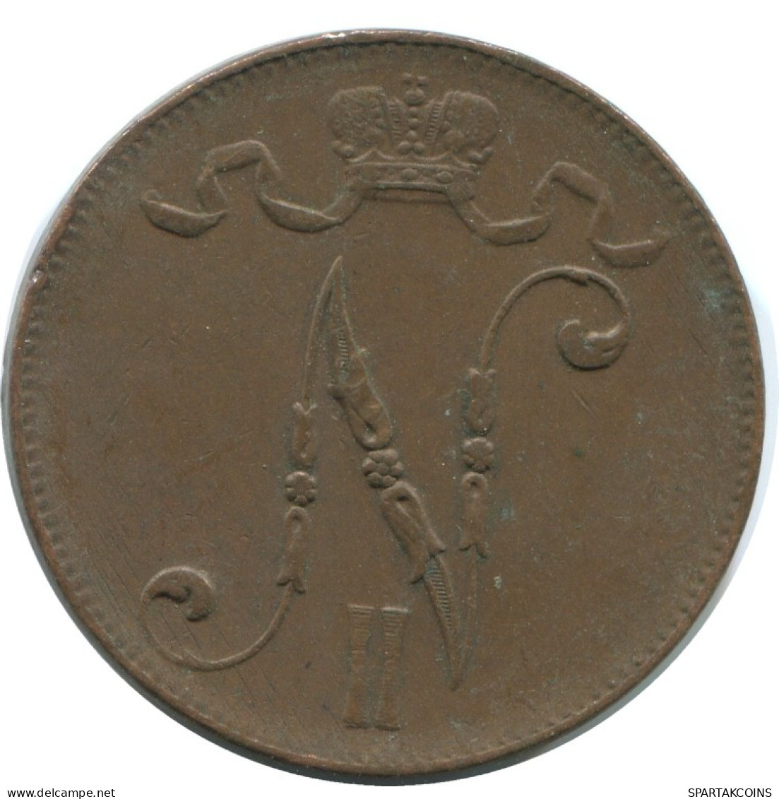 5 PENNIA 1916 FINLAND Coin RUSSIA EMPIRE #AB157.5.U.A - Finland