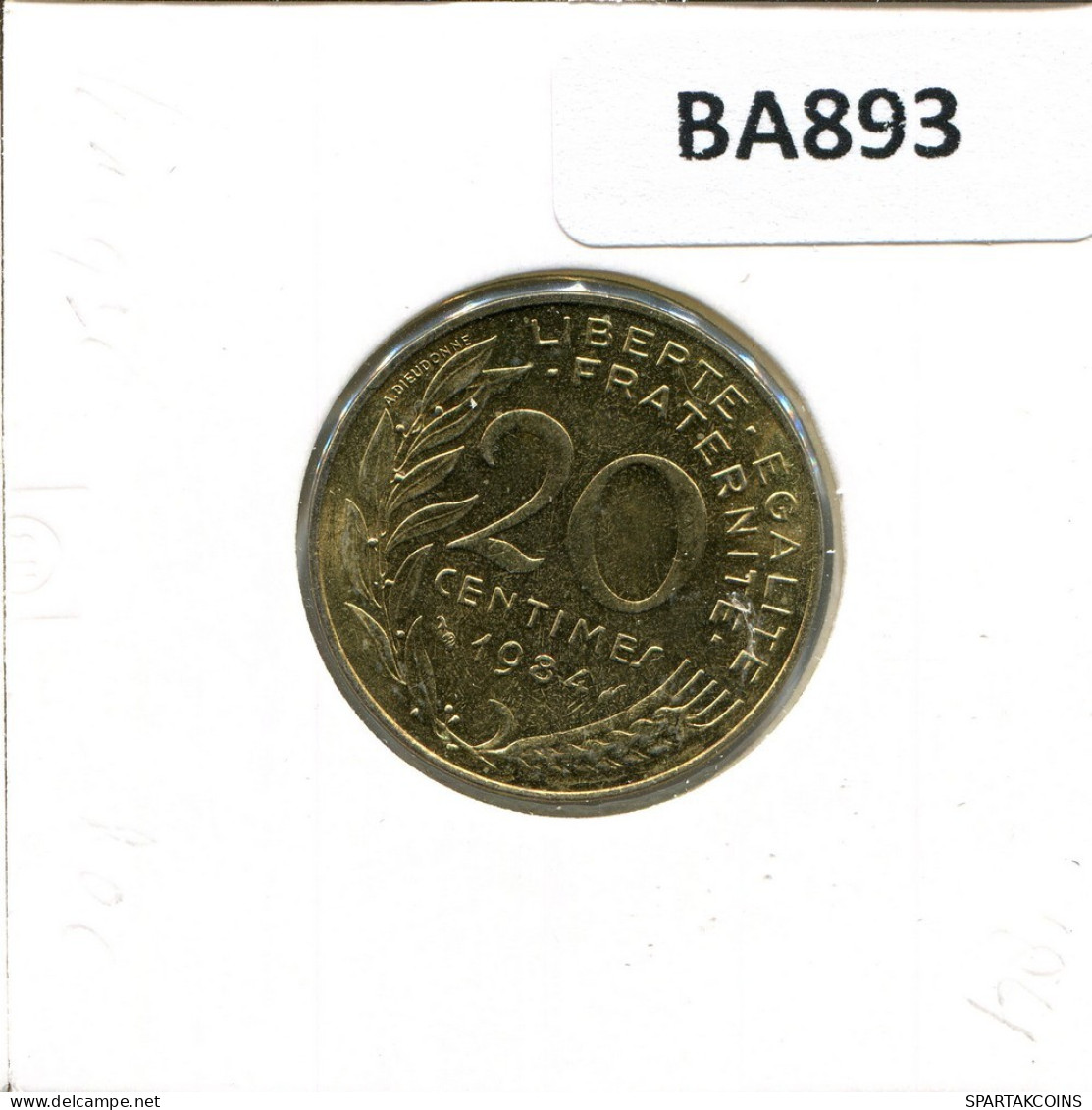 20 CENTIMES 1984 FRANCE Coin French Coin #BA893.U.A - 20 Centimes
