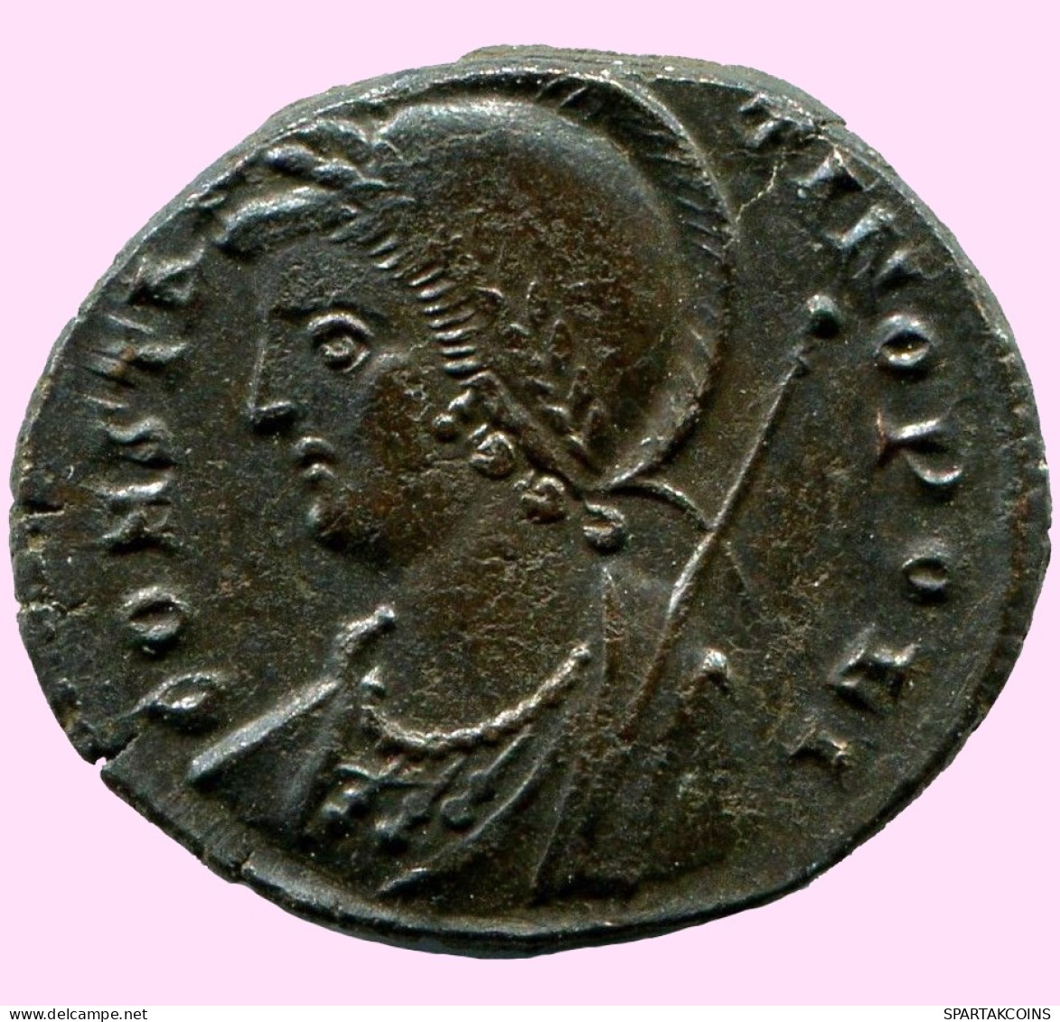 CONSTANTINUS I CONSTANTINOPOLI FOLLIS Ancient ROMAN Coin #ANC12019.25.U.A - Der Christlischen Kaiser (307 / 363)