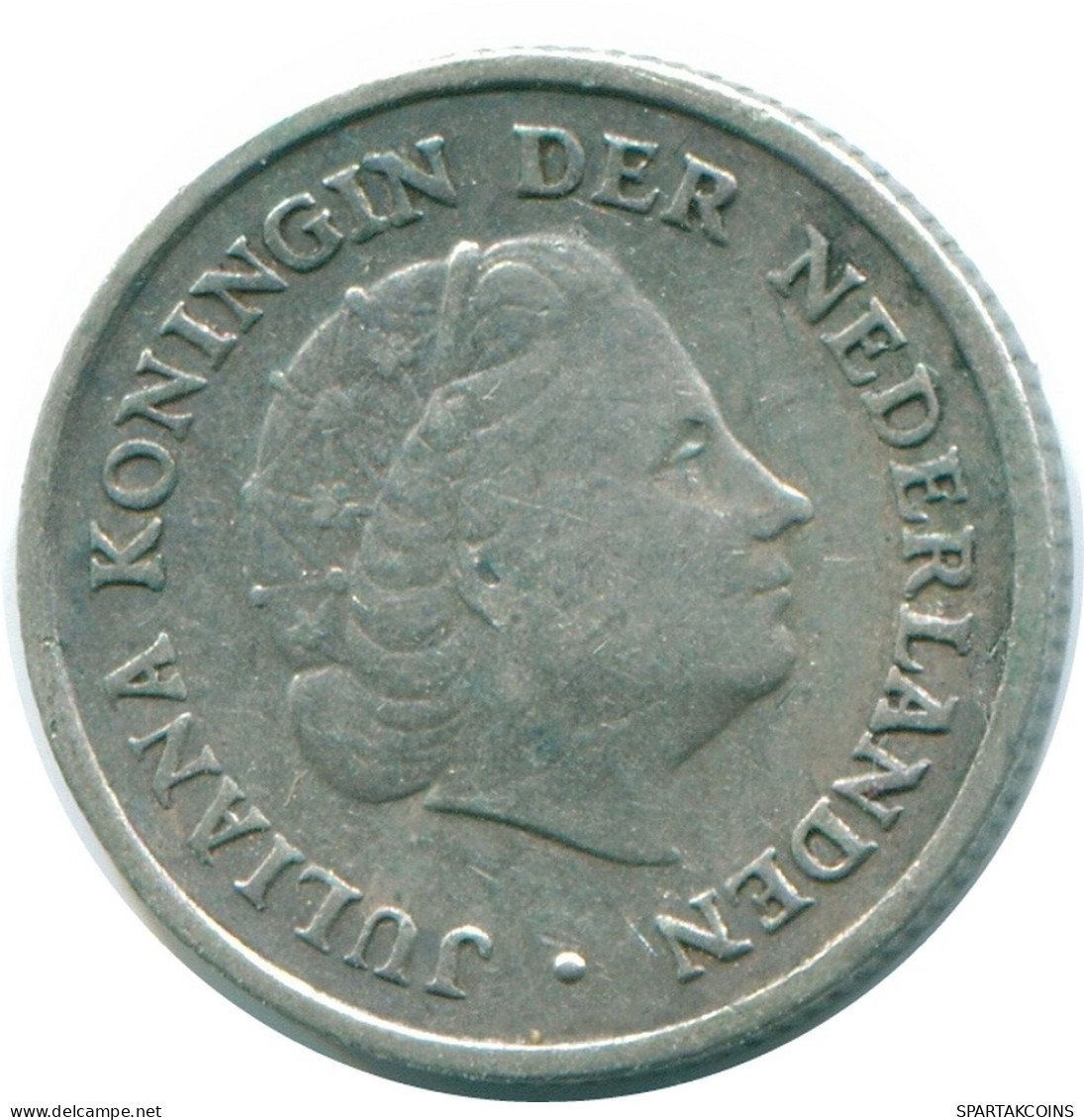 1/10 GULDEN 1957 NIEDERLÄNDISCHE ANTILLEN SILBER Koloniale Münze #NL12144.3.D.A - Antilles Néerlandaises