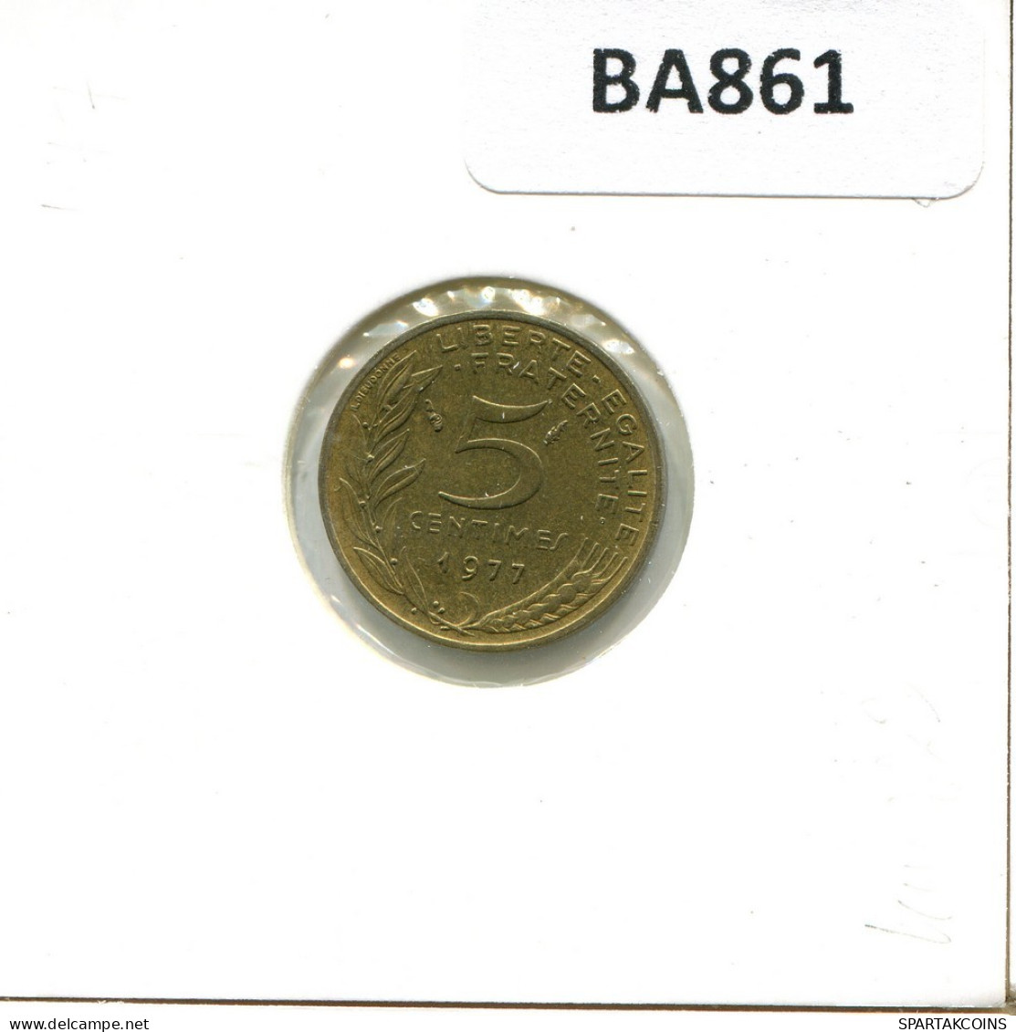 5 CENTIMES 1977 FRANCIA FRANCE Moneda #BA861.E.A - 5 Centimes