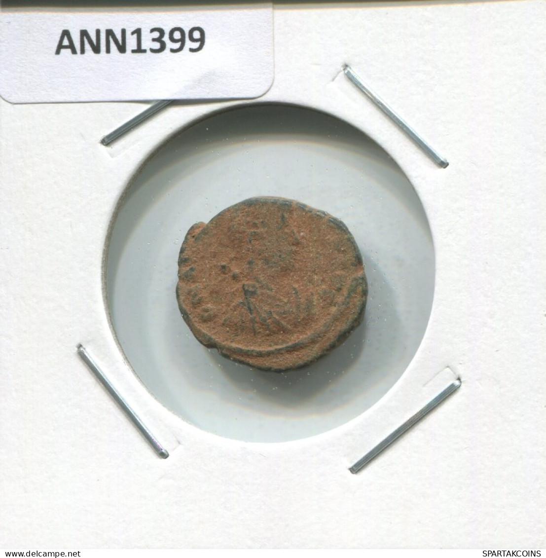 ARCADIUS AD383-408 VIRTVS EXERCITI EMPEROR&VICTORY 2.5g/18mm #ANN1399.10.F.A - Der Spätrömanischen Reich (363 / 476)