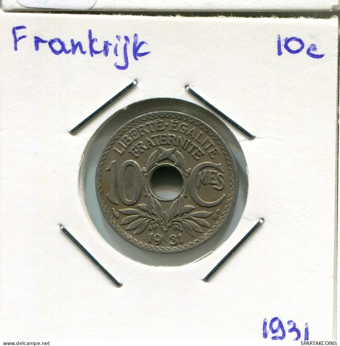 10 CENTIMES 1931 FRANCE Coin French Coin #AM795.U.A - 10 Centimes