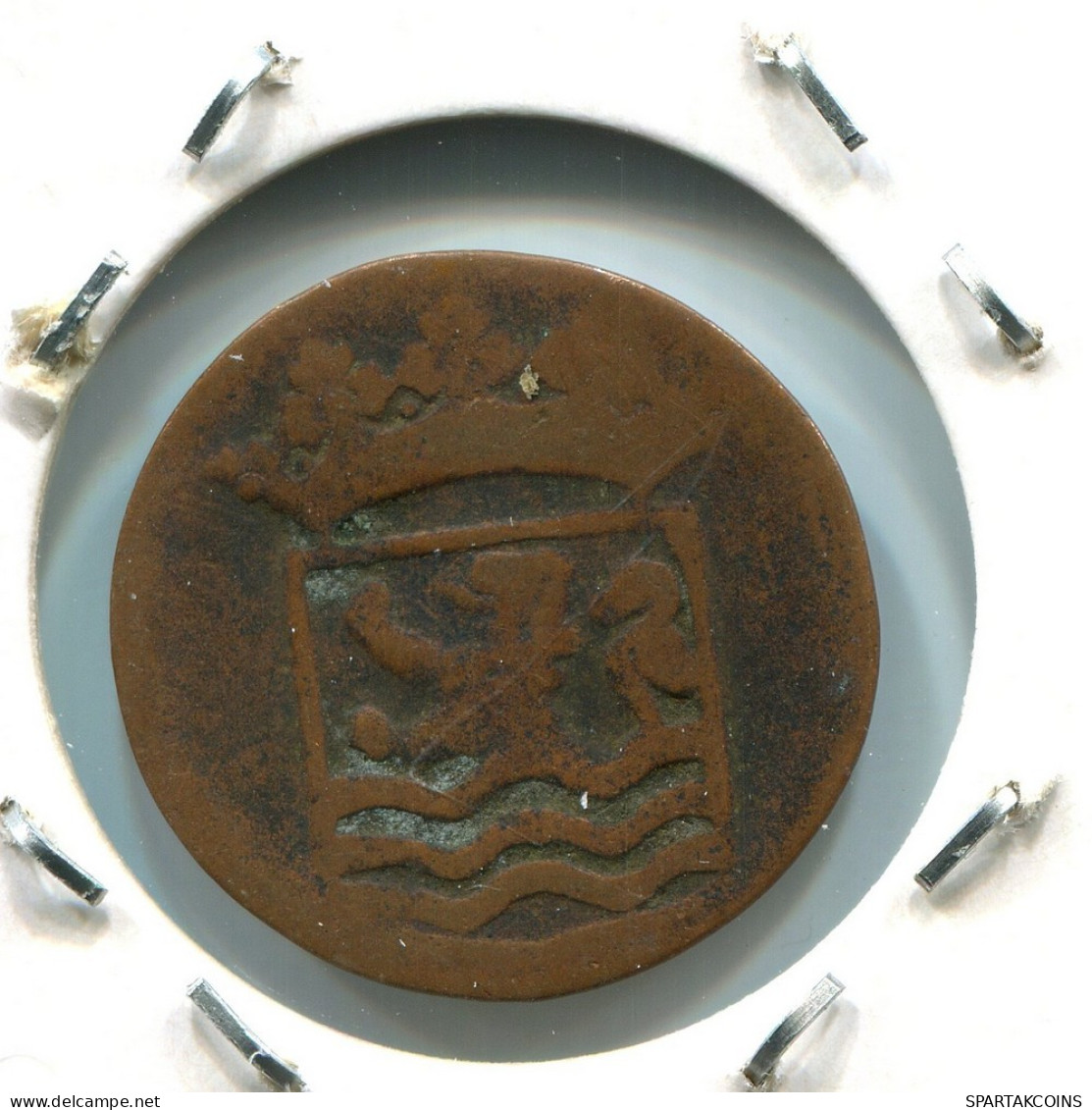 1732 ZEALAND VOC DUIT NEERLANDÉS NETHERLANDS Colonial Moneda #VOC1959.10.E.A - Niederländisch-Indien
