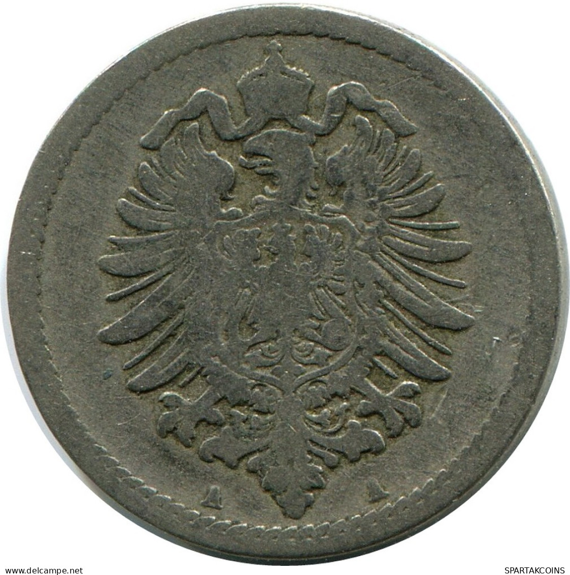 5 PFENNIG 1876 A ALLEMAGNE Pièce GERMANY #DB140.F.A - 5 Pfennig