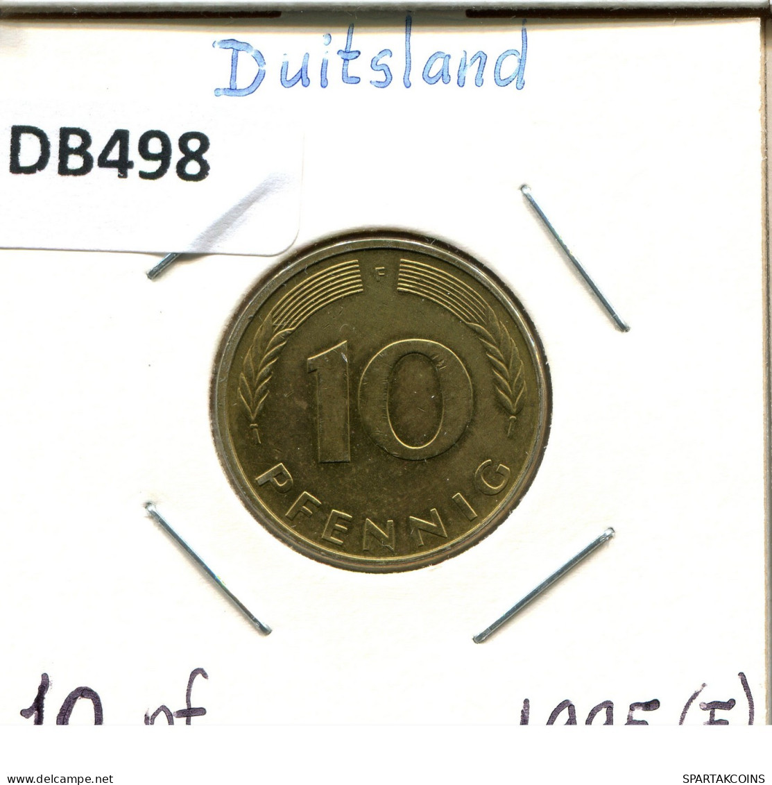 10 PFENNIG 1995 F BRD DEUTSCHLAND Münze GERMANY #DB498.D.A - 10 Pfennig