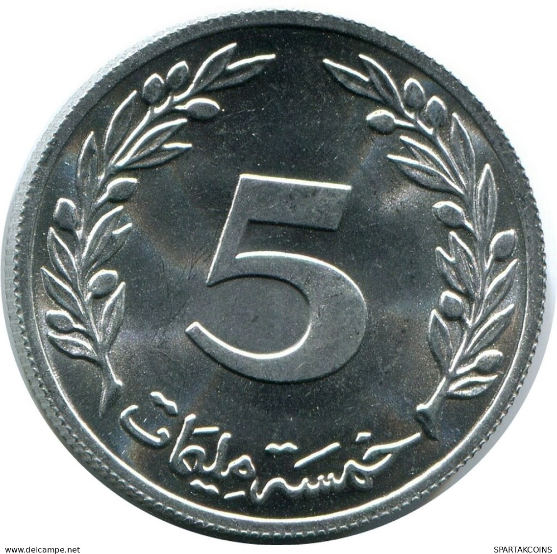 5 MILLIMES 1983 TÚNEZ TUNISIA Moneda #AR230.E.A - Tunisie