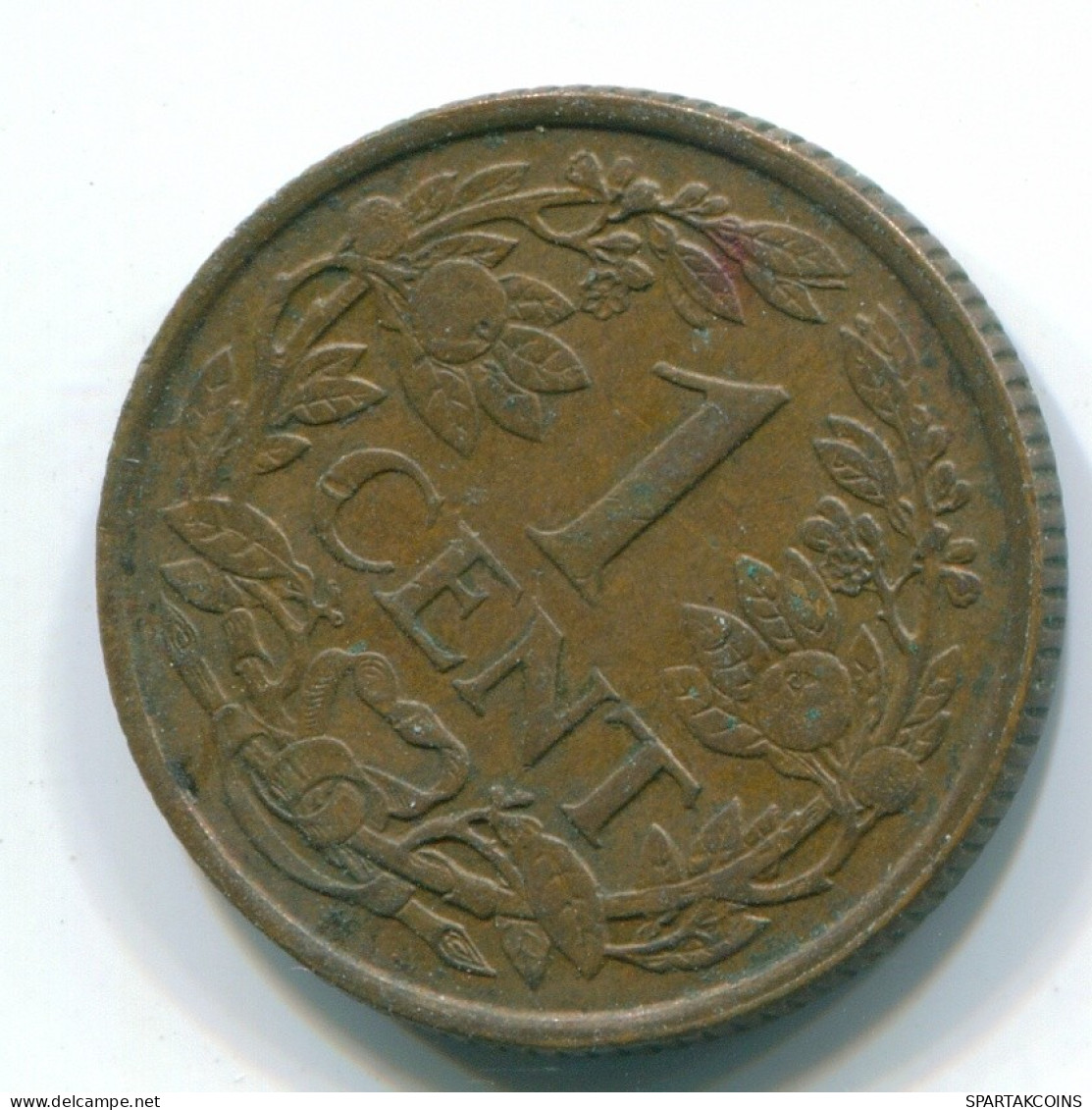 1 CENT 1967 ANTILLAS NEERLANDESAS Bronze Fish Colonial Moneda #S11145.E.A - Antillas Neerlandesas