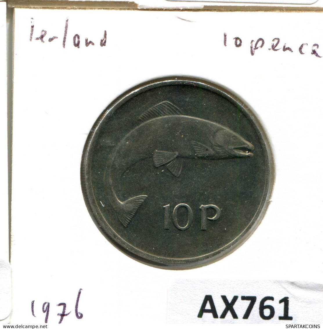 10 PENCE 1976 IRELAND Coin #AX761.U.A - Ireland