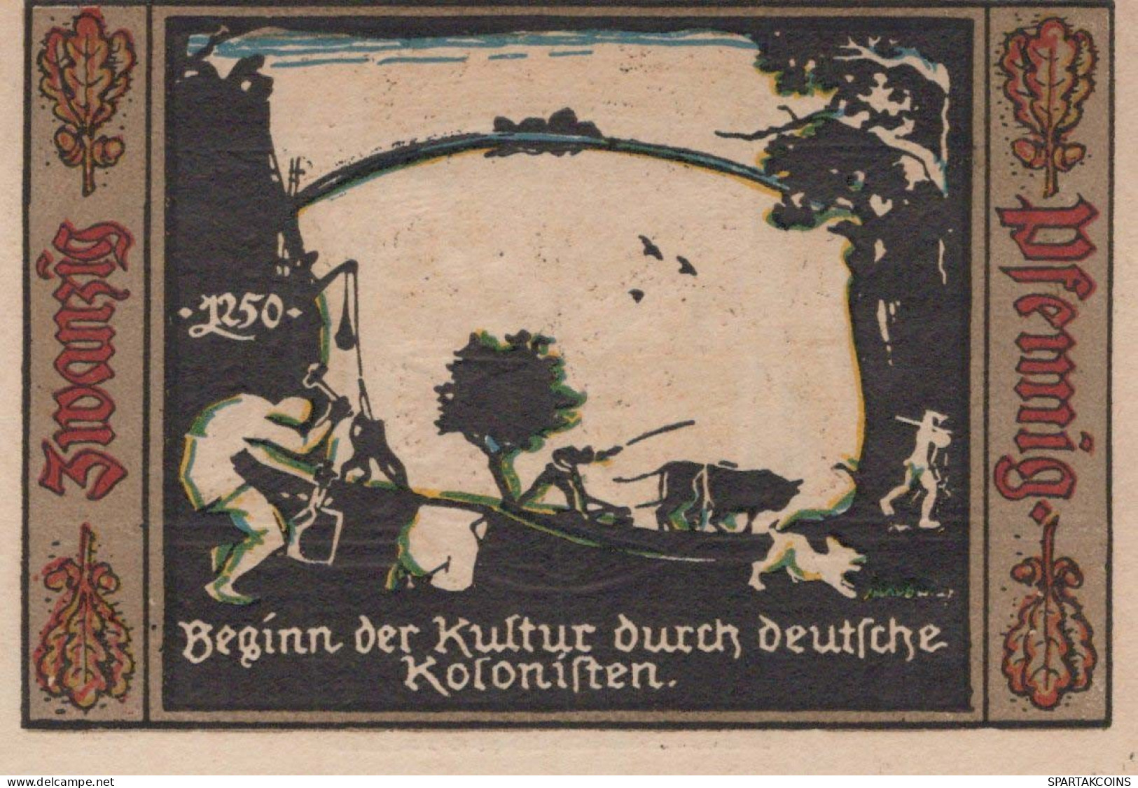 20 PFENNIG 1921 Stadt FÜRSTENWALDE Brandenburg DEUTSCHLAND Notgeld #PJ259 - [11] Local Banknote Issues