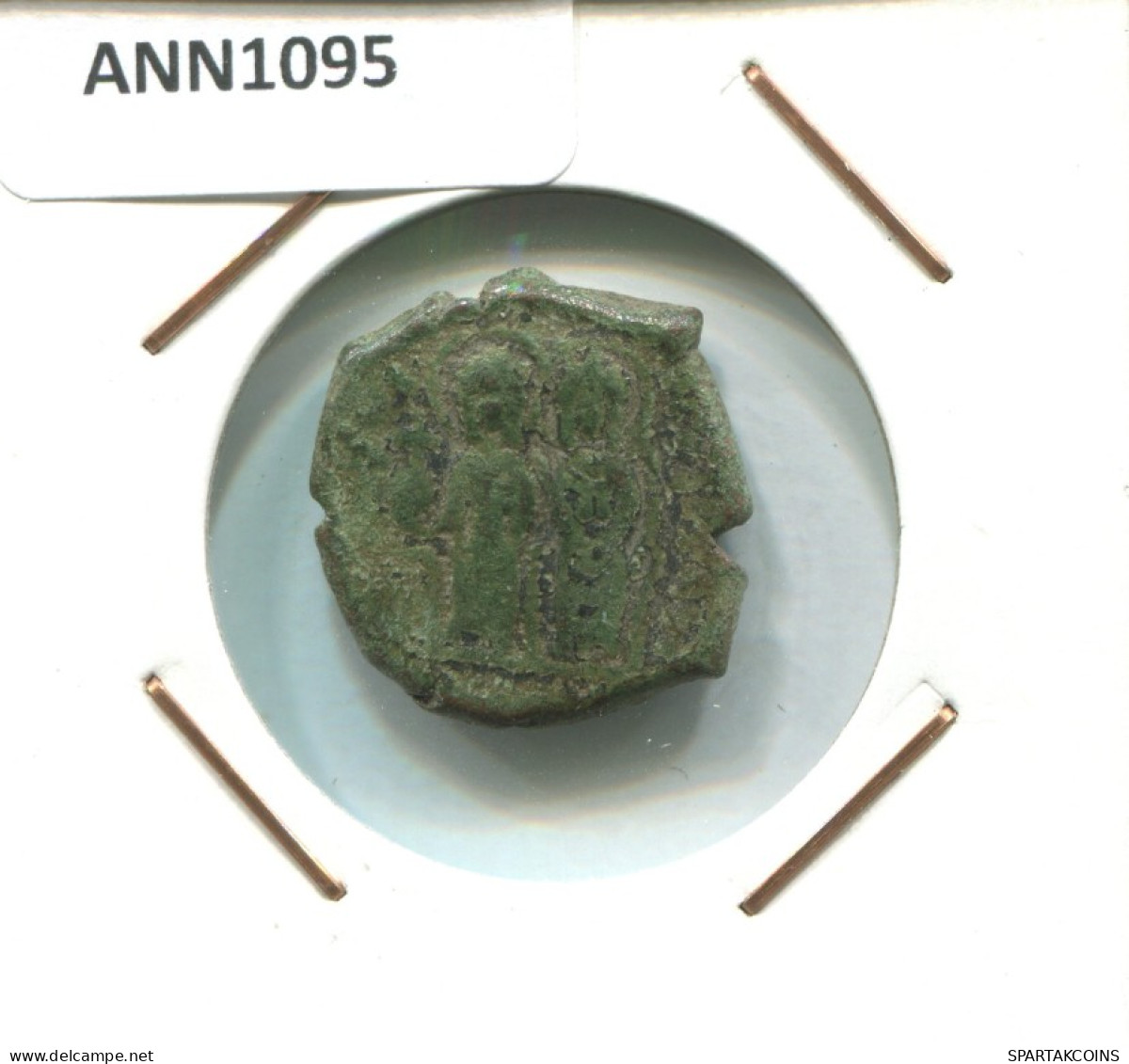 Auténtico ORIGINAL Antiguo BYZANTINE Antiguo Moneda 5.5g/22mm #ANN1095.17.E.A - Byzantium