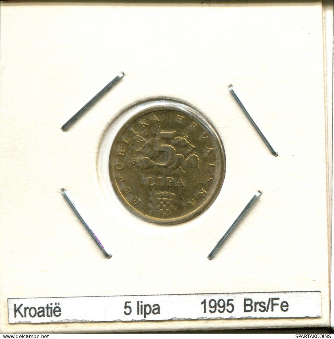 5 LIPA 1995 KROATIEN CROATIA Münze #AS559.D.A - Croazia