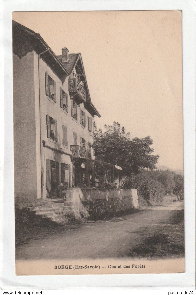 CPA :  14 X 9  -  BOËGE  -  Chalet Des Forêts - Boëge