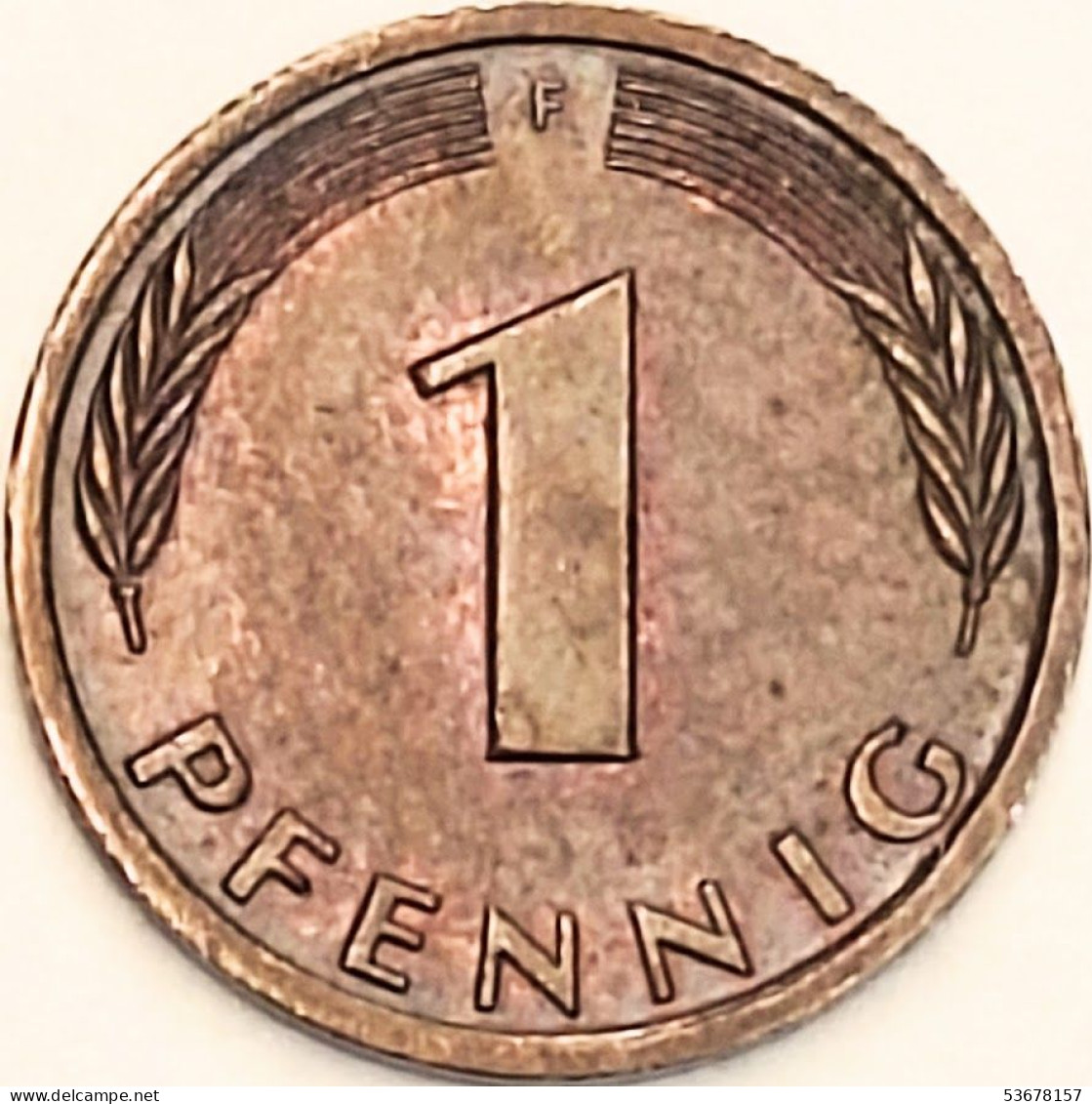 Germany Federal Republic - Pfennig 1986 F, KM# 105 (#4498) - 1 Pfennig