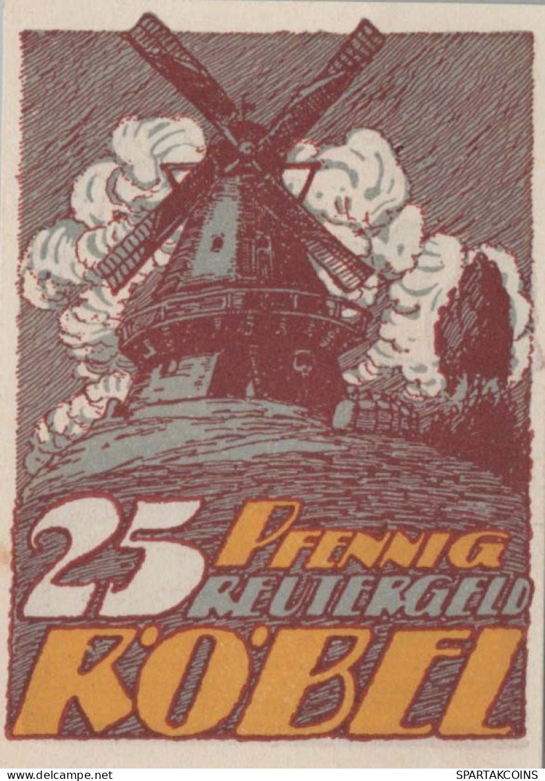 25 PFENNIG 1922 Stadt RoBEL Mecklenburg-Schwerin UNC DEUTSCHLAND Notgeld #PI933 - [11] Emissions Locales