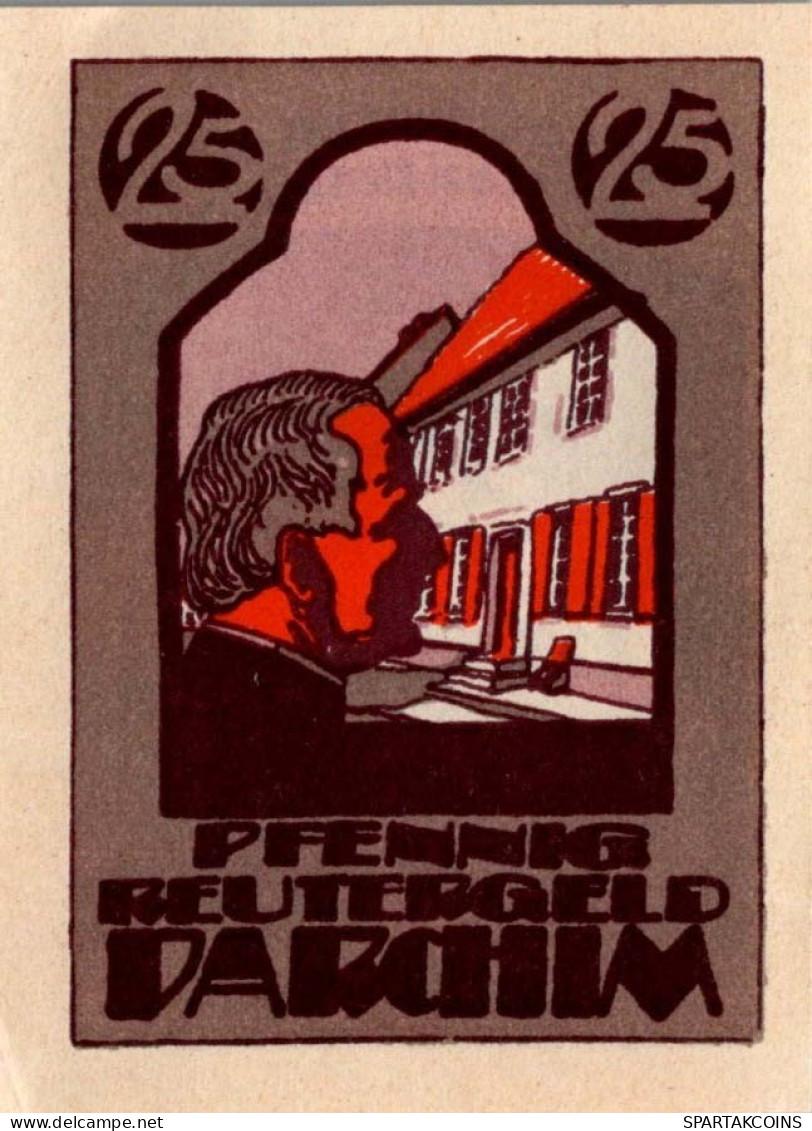 25 PFENNIG 1922 Stadt PARCHIM Mecklenburg-Schwerin UNC DEUTSCHLAND #PI867 - [11] Emissions Locales
