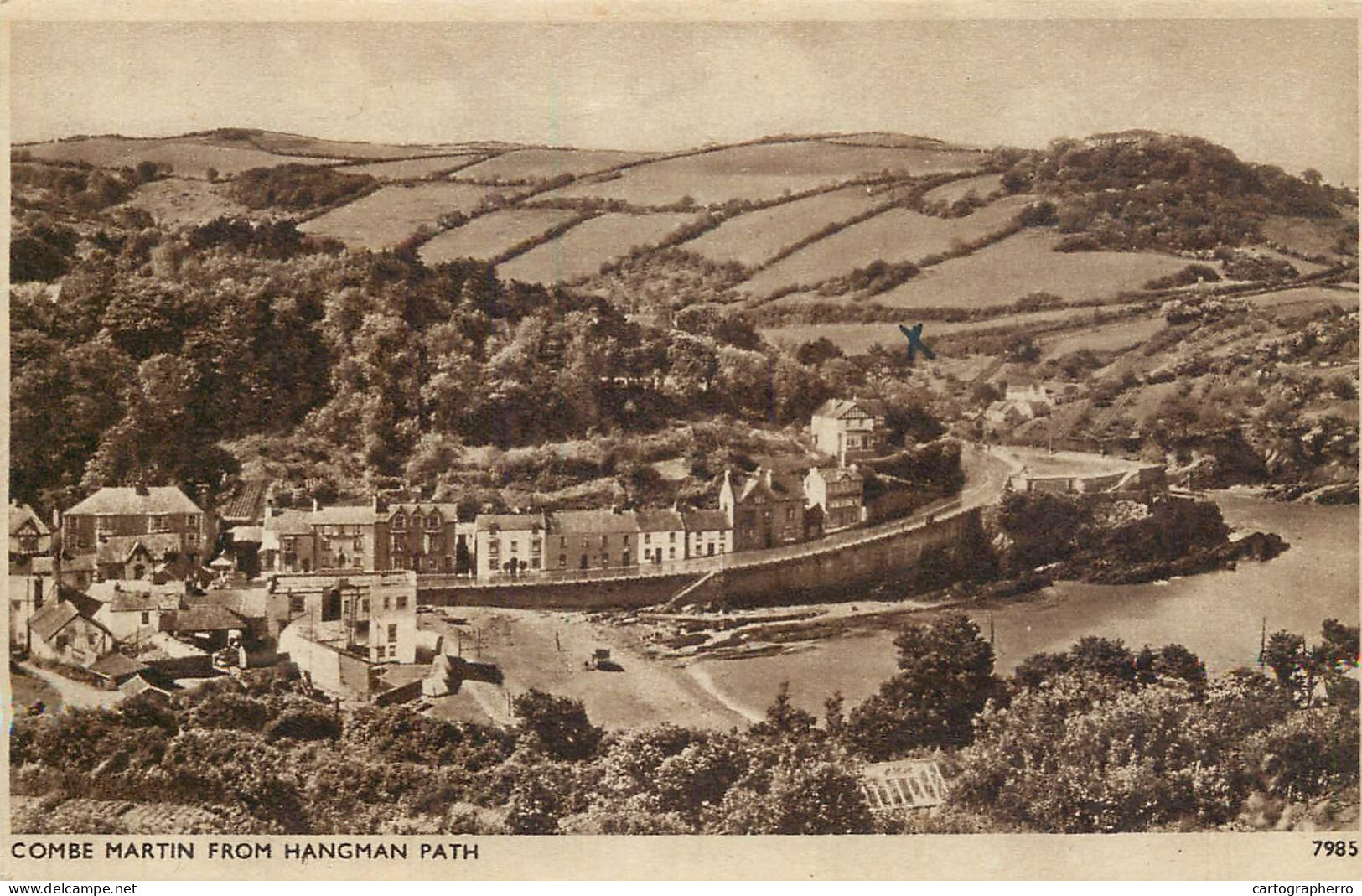 England Combe Martin From Hangman Path - Autres & Non Classés