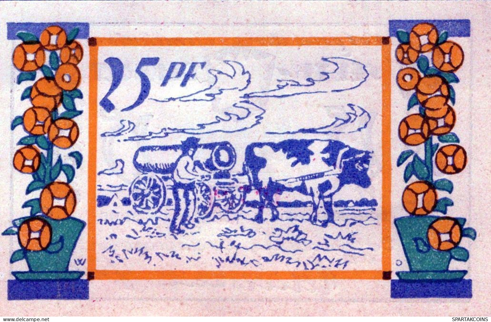 25 PFENNIG 1921 Stadt SEETH-EKHOLT Schleswig-Holstein DEUTSCHLAND Notgeld #PF469 - [11] Local Banknote Issues