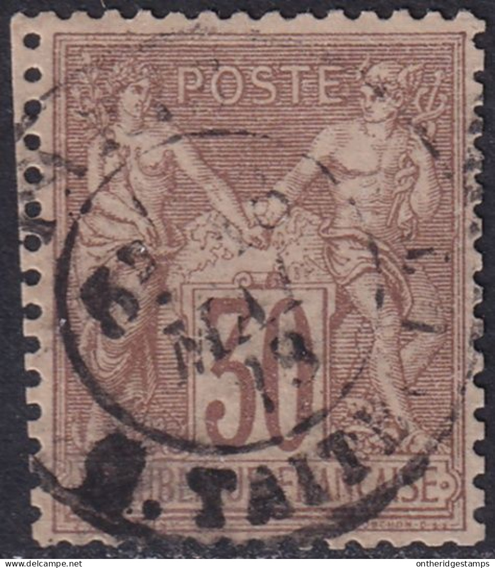 France 1876 Sc 73 Yt 69 Used - 1876-1878 Sage (Type I)
