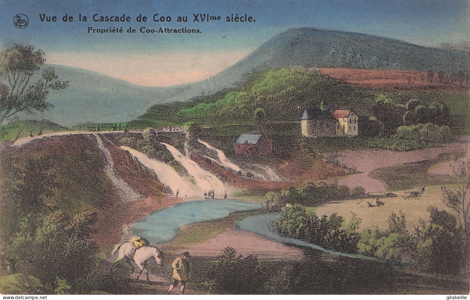 Stavelot - COO - Vue De La Cascade Au XVI Eme Siecle - Stavelot