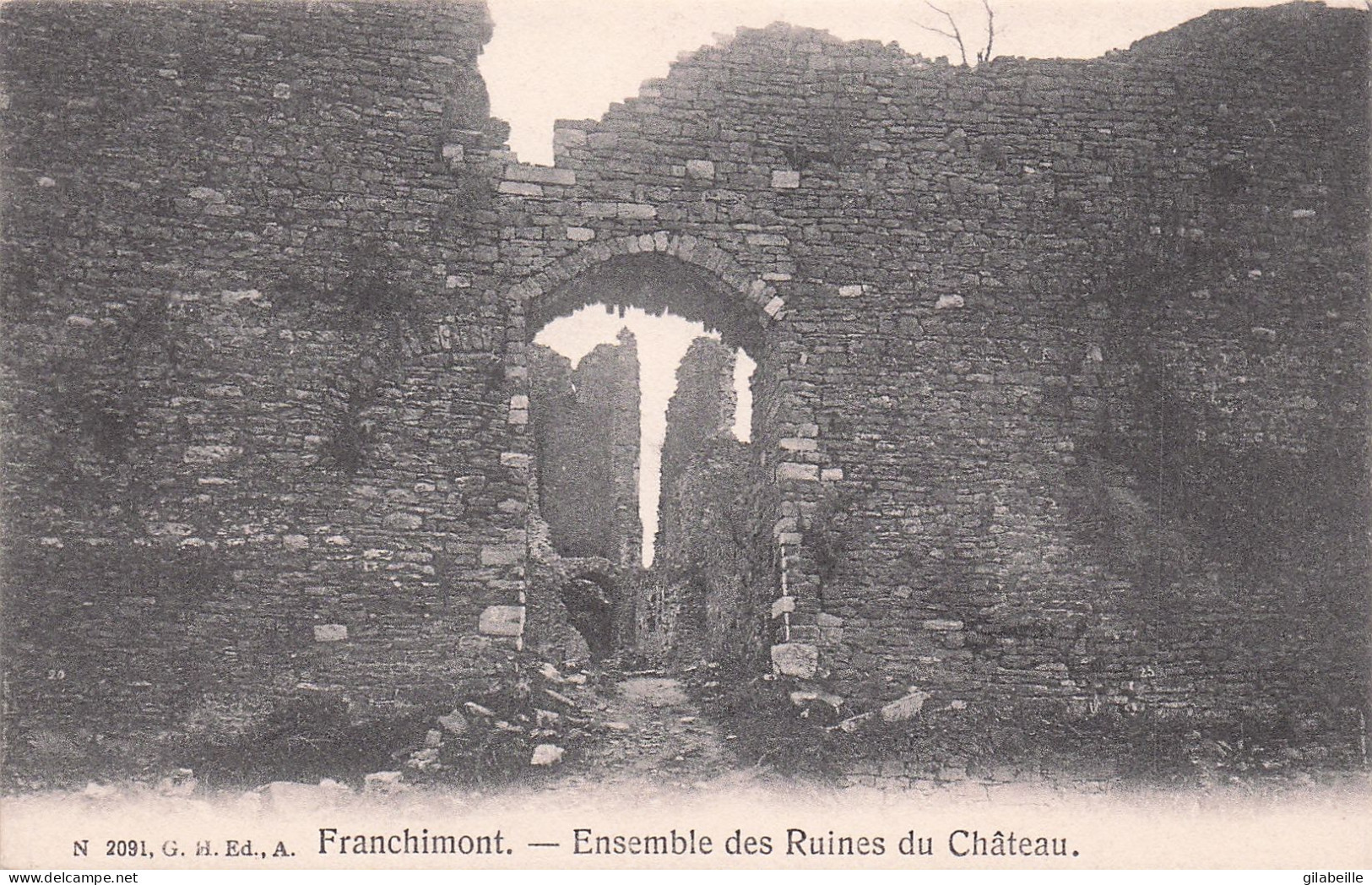 Theux - FRANCHIMONT -  Ensemble  Des Ruines  Du Chateau - Theux