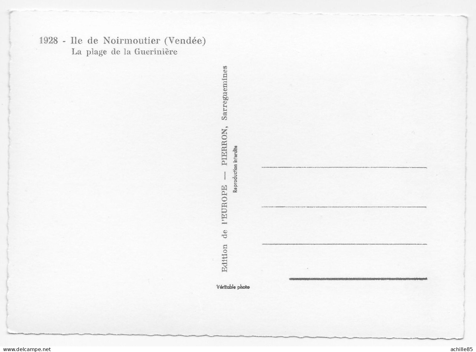 Noirmoutier, Aérienne,  Plage Guérinière - Ile De Noirmoutier