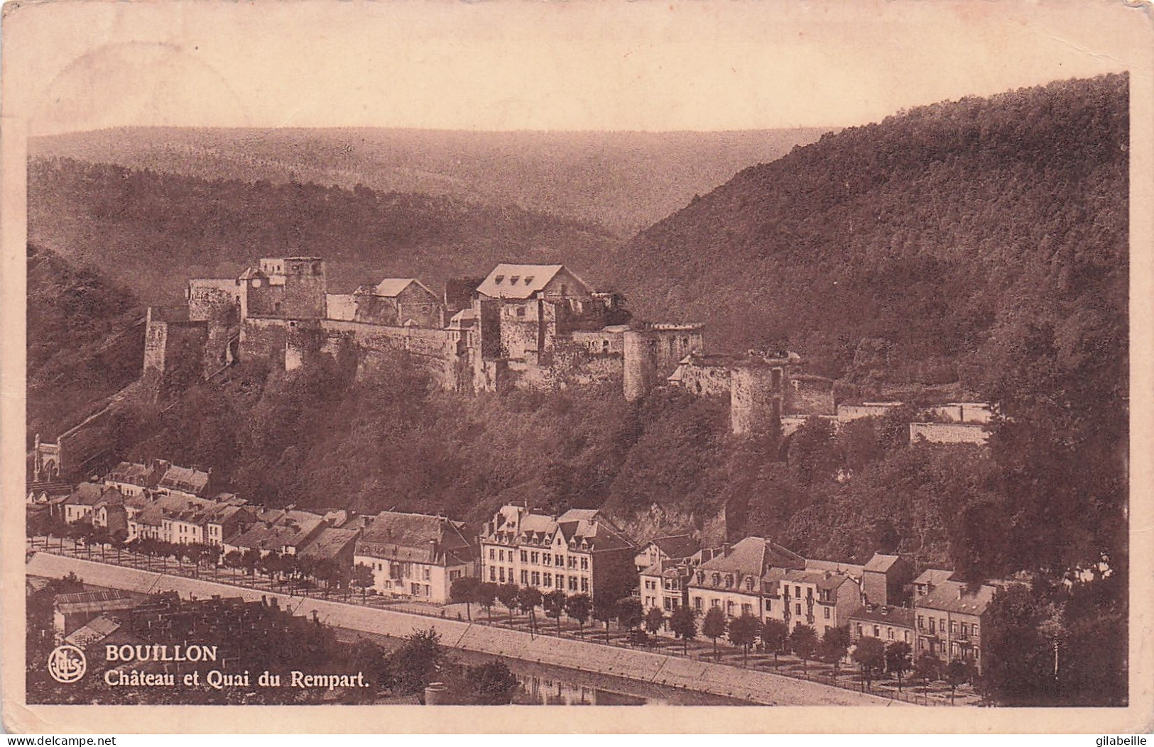  BOUILLON  - Le Chateau Et Le Quai Du Rempart - Bouillon