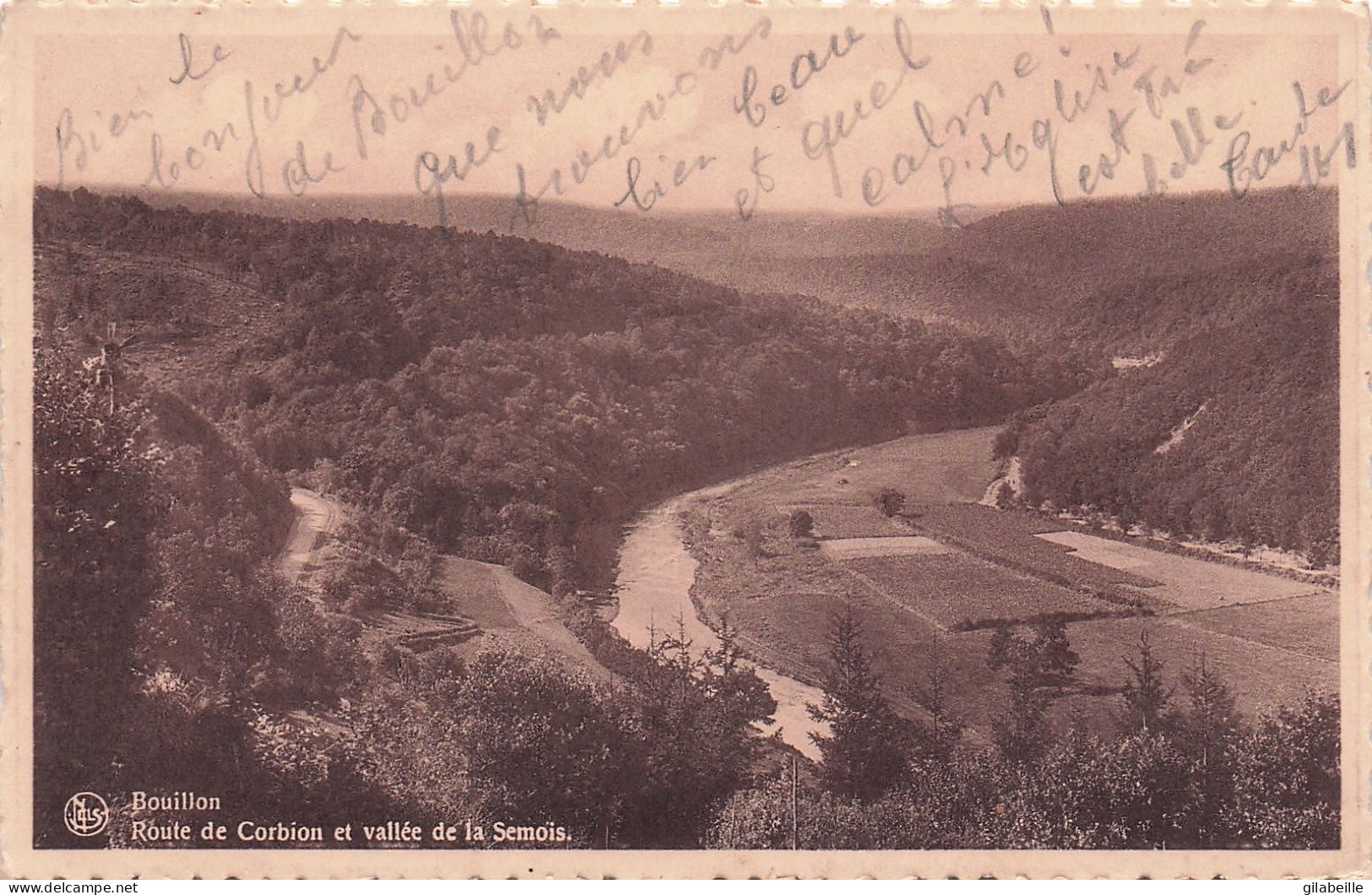  BOUILLON  - Route De Corbion Et Vallée De La Semois - Bouillon