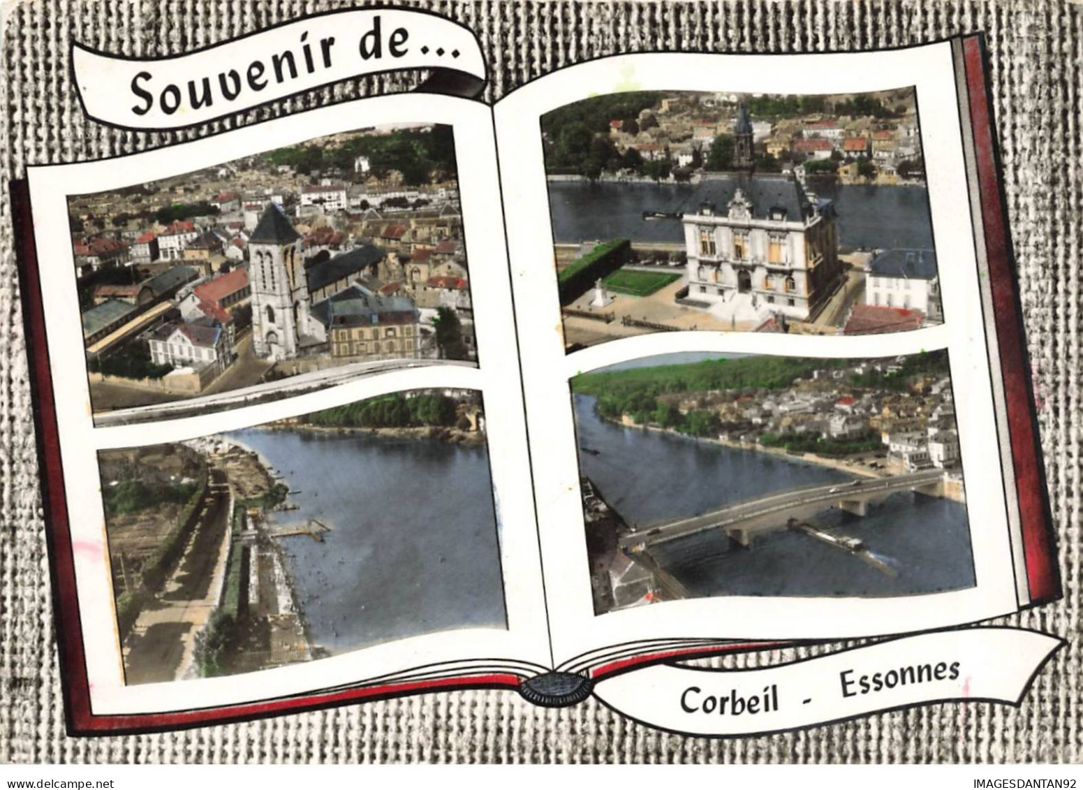 91 CORBEIL ESSONNES AD#MK613 SOUVENIR MULTI VUES - Corbeil Essonnes