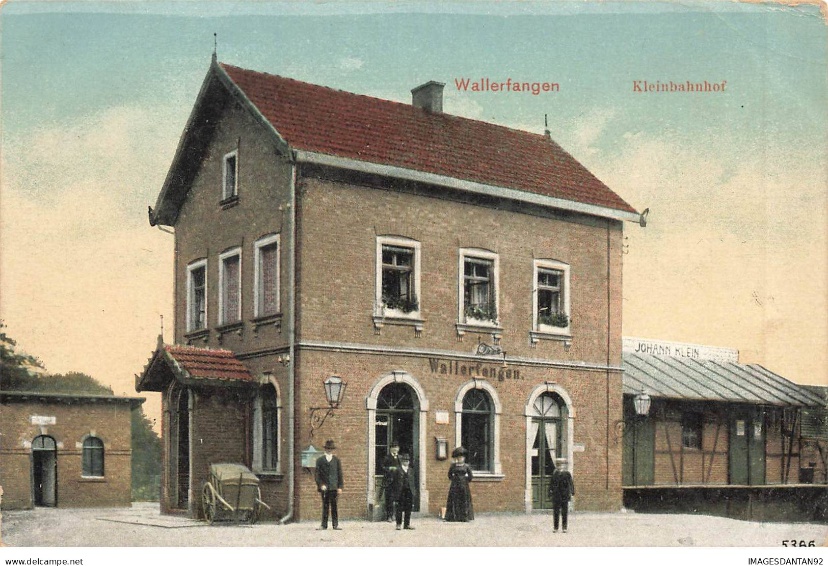 ALLEMAGNE AD#MK062 SARRE WALLERFANGEN KLEINBAHNHOF GARE INTERIEURE - Autres & Non Classés