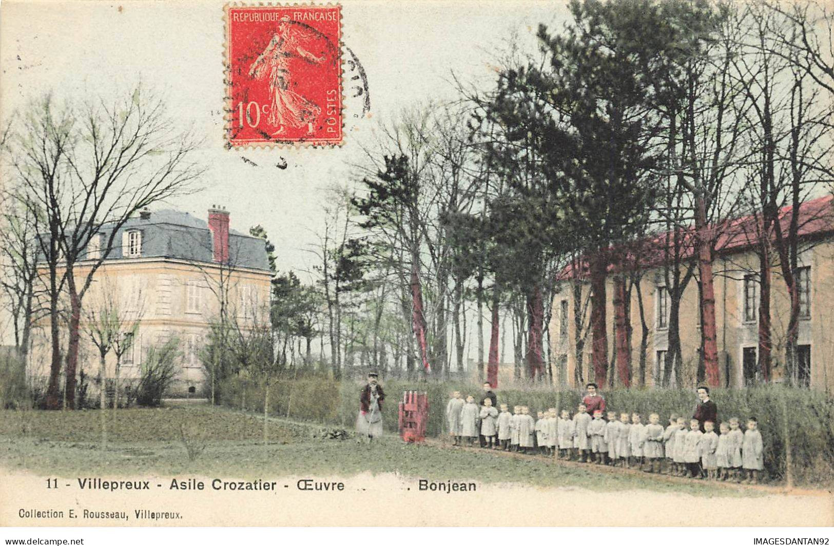 78 VILLEPREUX AE#DC920 L ASILE CROZATIER OEUVRE DE MILE BONJEAN 1905 - Villepreux