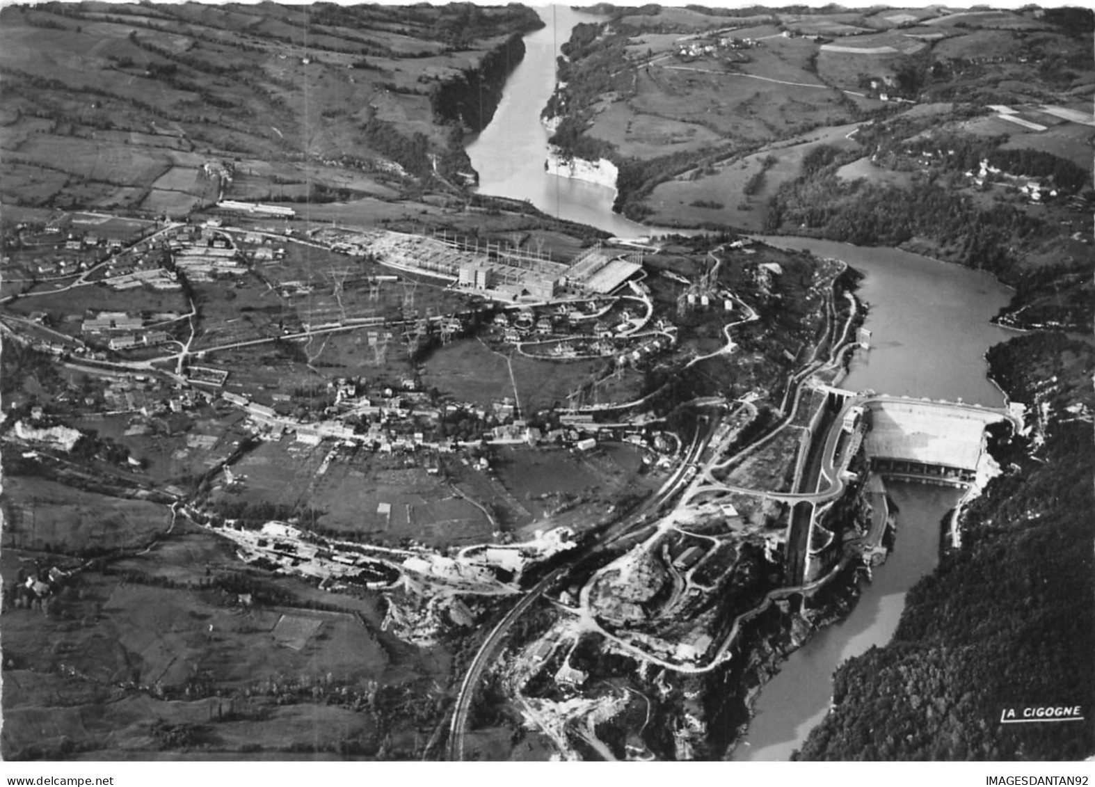 01 GENISSIAT AE#DC001 VUE AERIENNE LE BARRAGE - Génissiat