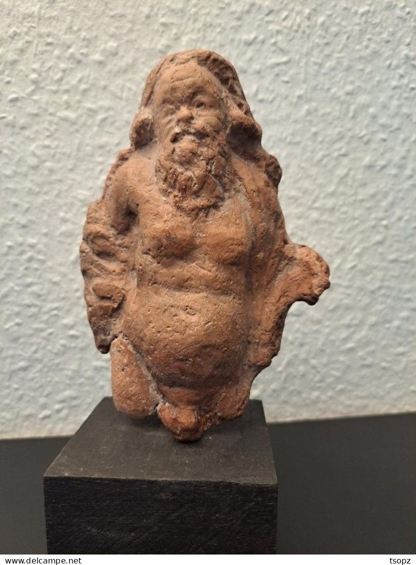 Buste Romain D'un SATYRE 1er - 3me Siècle - Archéologie