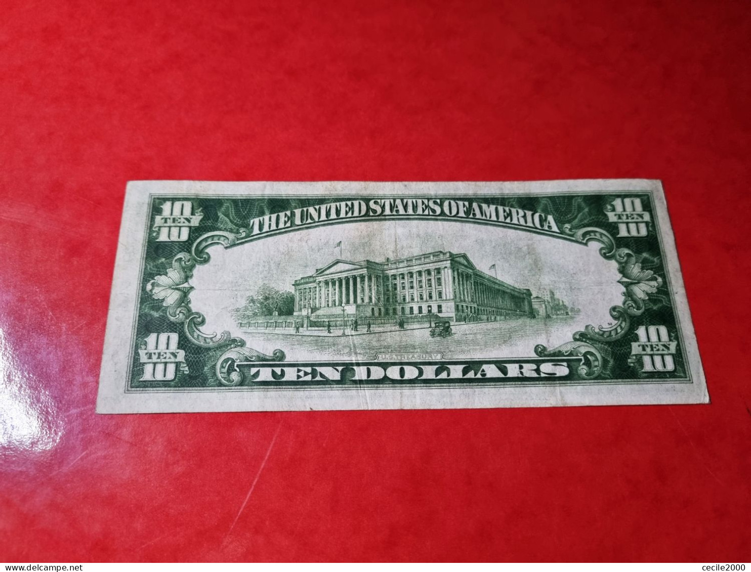 1928 USA $10 DOLLARS *GOLD ON DEMAND NY* UNITED STATES BANKNOTE XF BILLETE ESTADOS UNIDOS *COMPRAS MULTIPLES CONSULTAR* - Billetes De Estados Unidos (1928-1953)