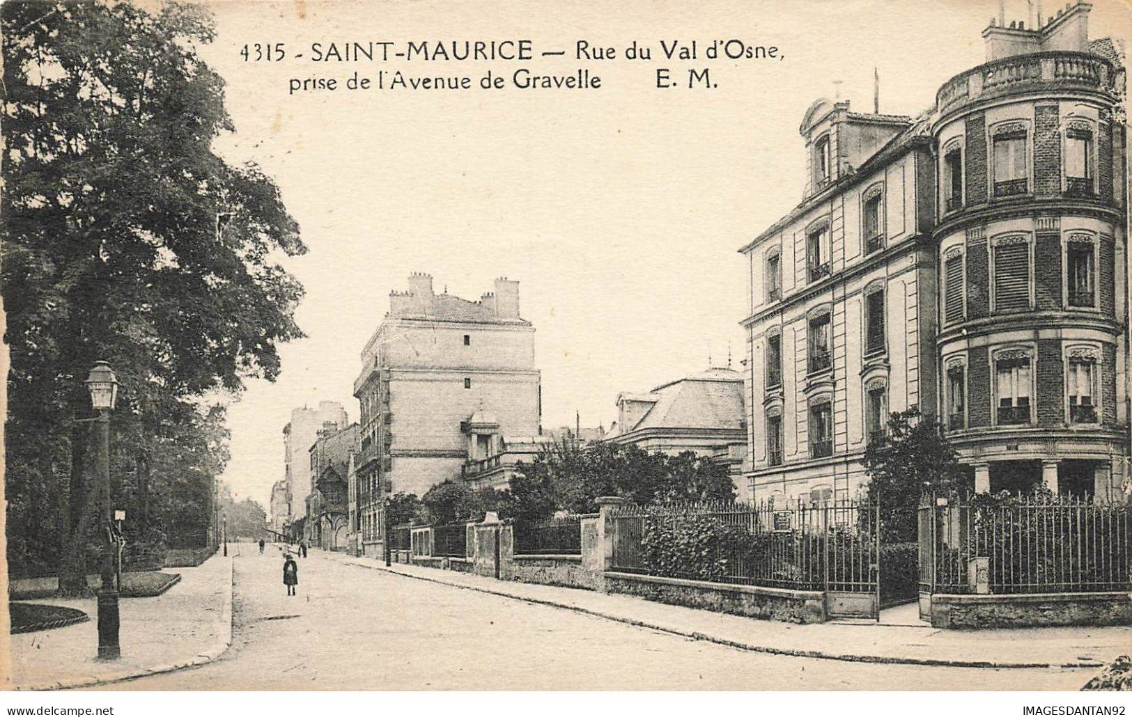 94 SAINT MAURICE AF#DC461 RUE DU VAL D OSNE PRISE DE L AVENUE DE GRAVELLE - Saint Maurice