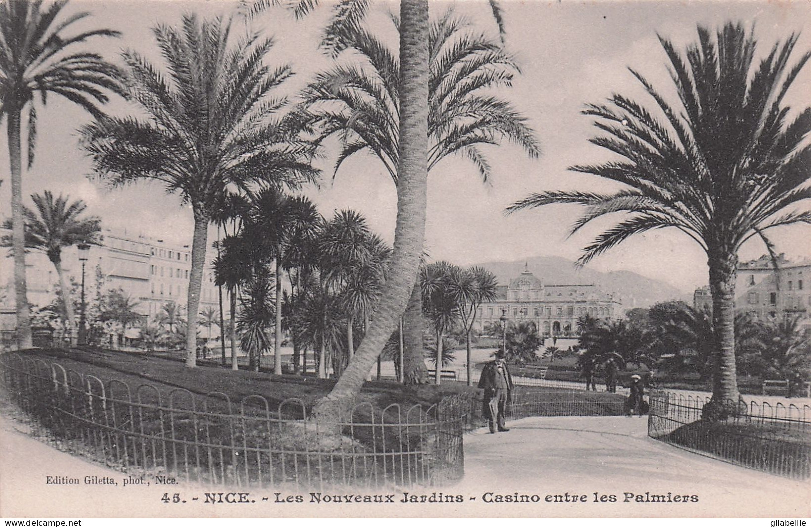 06 - NICE - Les Nouveaux Jardins - Casino Entre Les Palmiers - Parcs Et Jardins