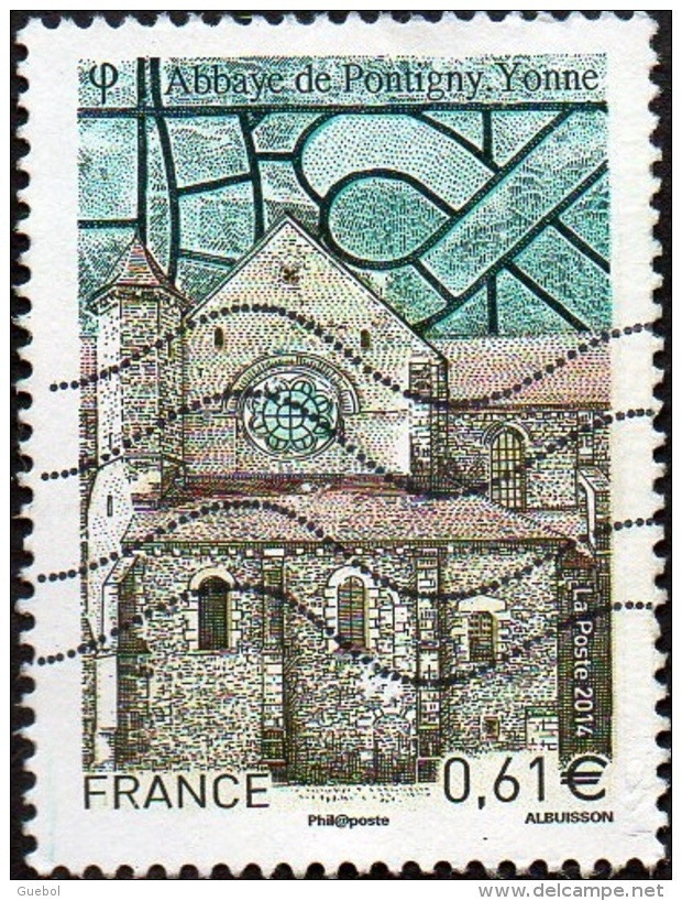 France Oblitération Moderne N° 4864 Série Touristique - Abbaye De Pontigny (Yonne) - Oblitérés