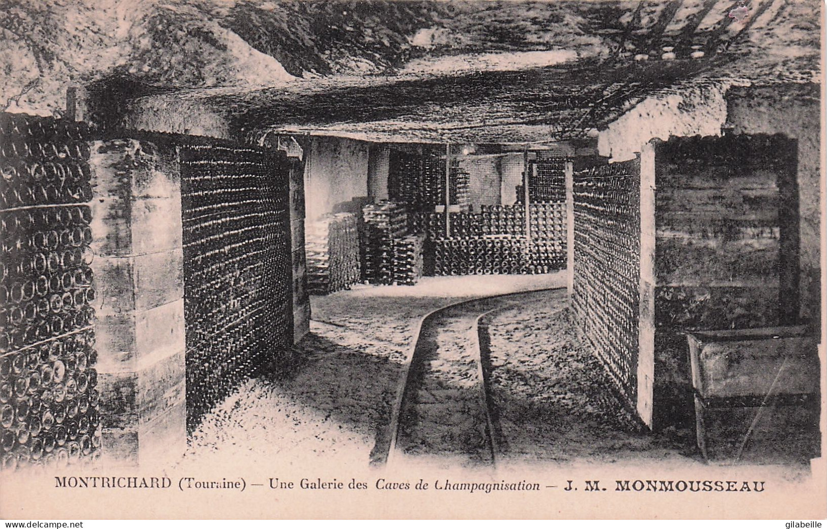 41 -  MONTRICHARD - Une Galerie Des Caves De Champagnisation J. M. Monmousseau - Montrichard