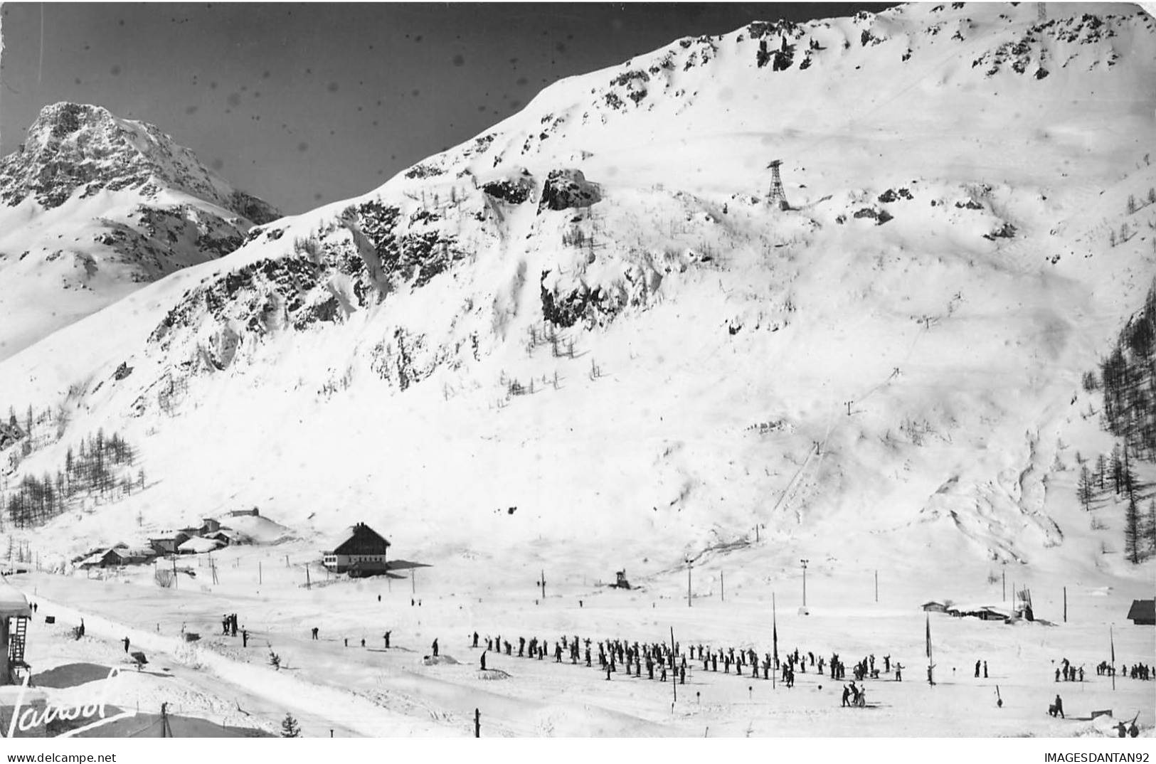 73 VAL D ISERE  AH#AL00624 LE RASSEMBLEMENT DE L ECOLE DE SKI LA LECON DU CULTURE PHYSIQUE - Val D'Isere