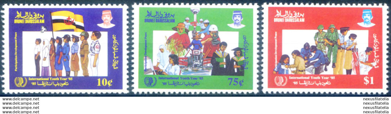 Anno Internazionale Della Gioventù 1985. - Brunei (1984-...)