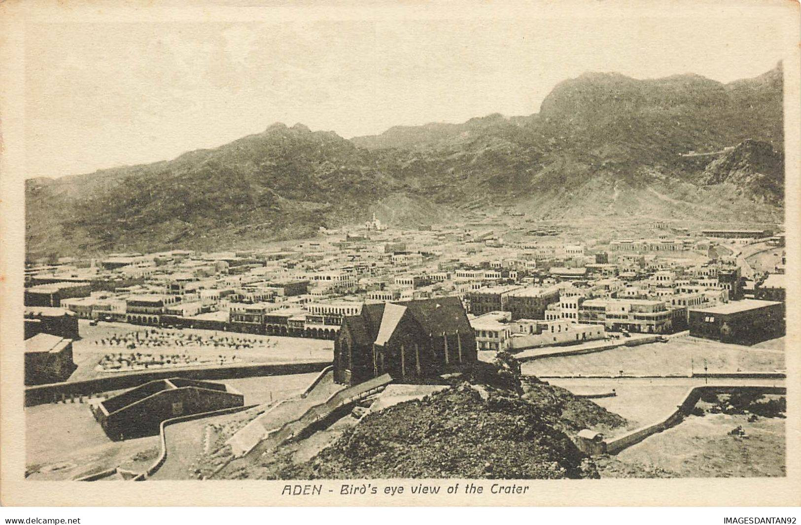 YEMEN AF#DC847 ADEN BIRD'S EYE VIEW OF THE CRATER VUE GENERALE DE LA VILLE - Yemen