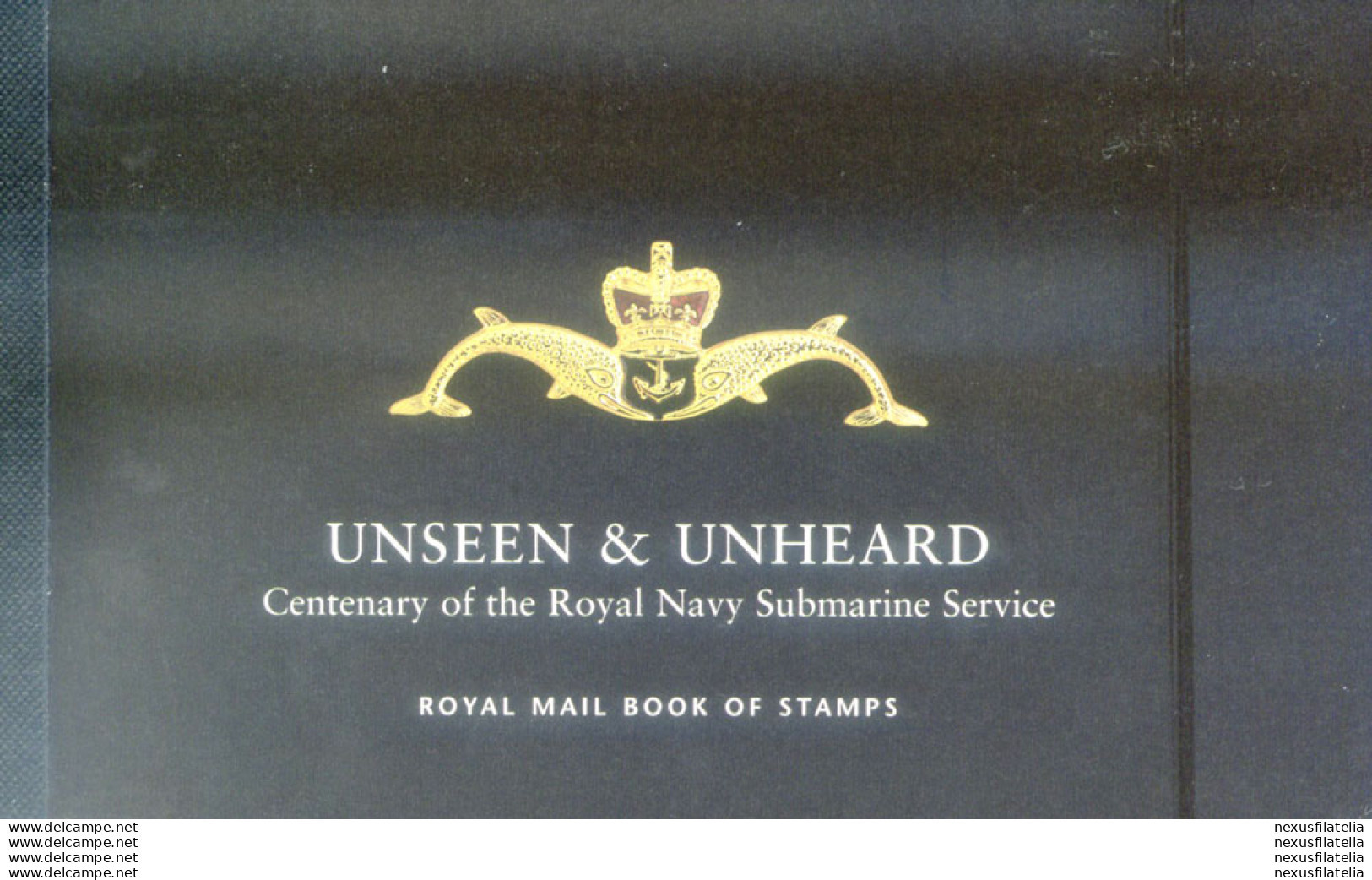 "Unseen & Unheard" 2001. Libretto. - Postzegelboekjes