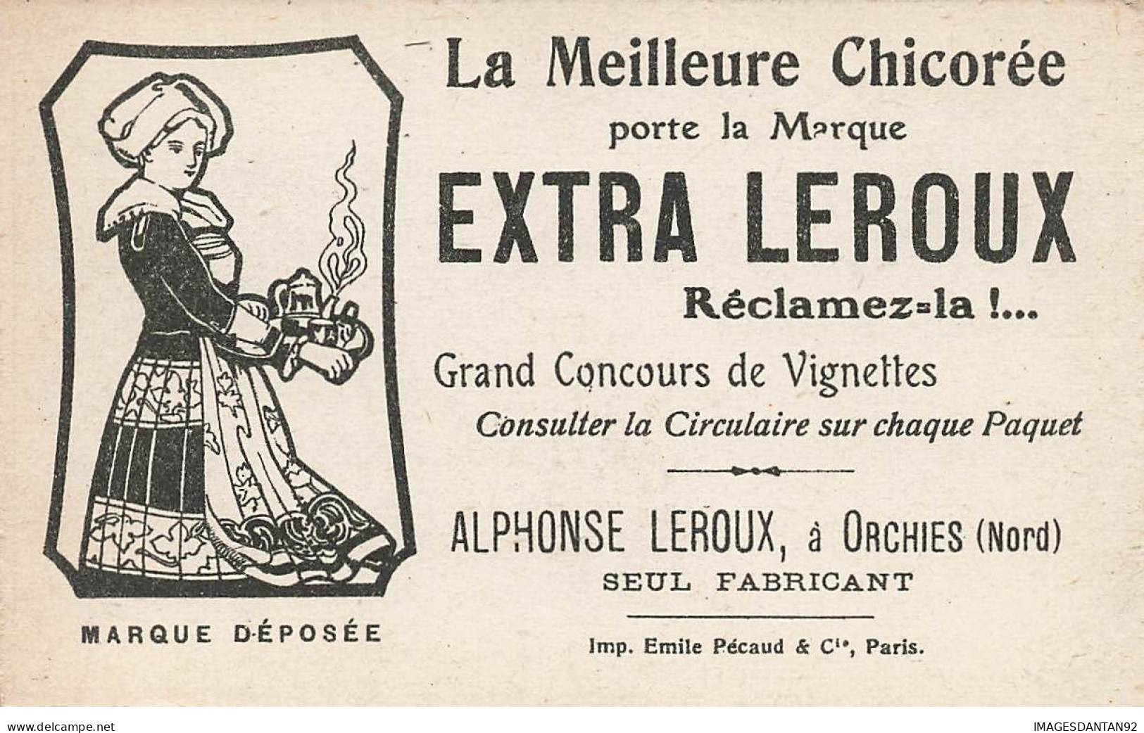 CHROMOS AG#MK1000 JEUX LA GLISSADE CHICOREE ALPHONSE LEROUX A ORCHIES NORD - Thé & Café